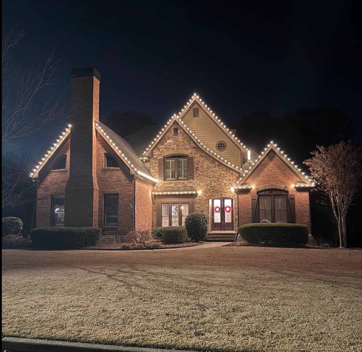 Christmas light install 3